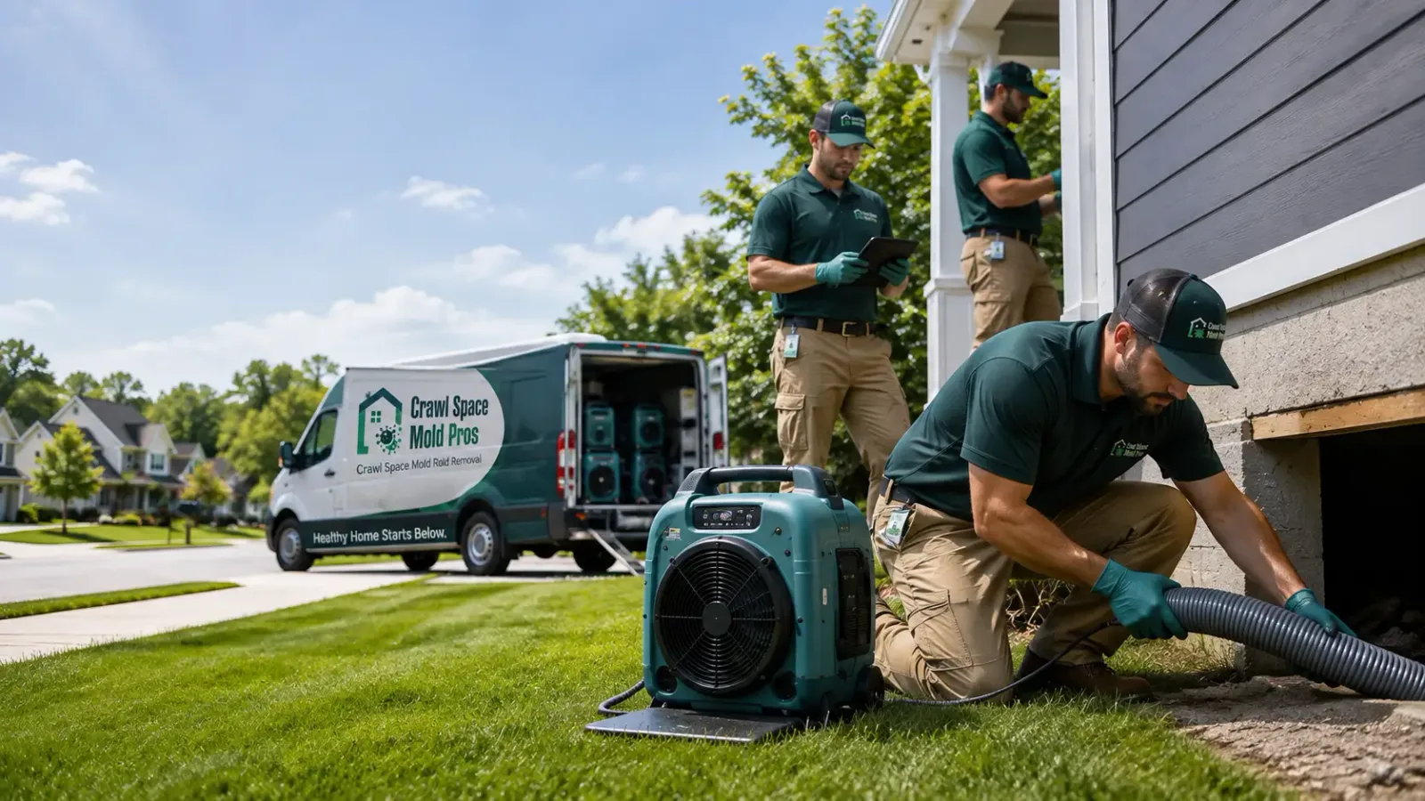 Crawl Space Mold Removal in Knife River, MN